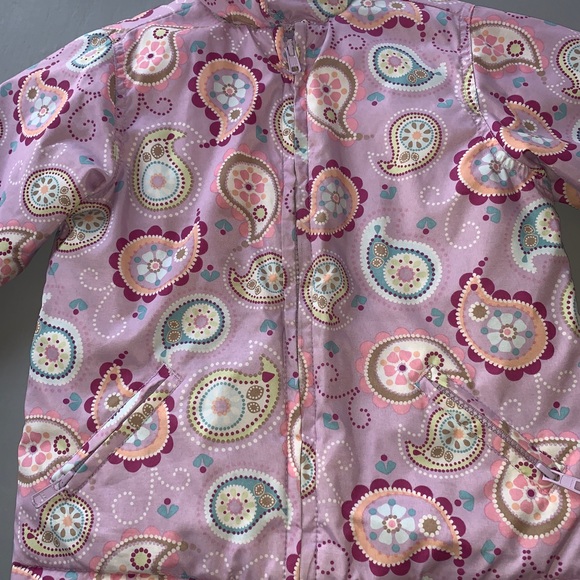 Hanna Andersson Girls Jacket Sz 90 Paisley - Picture 5 of 8